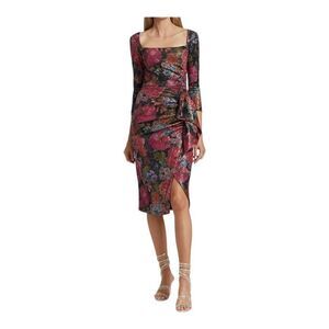 Chiara Boni La Petite Robe Cesarima Floral Sequined Cocktail Dress Size 4 (40)